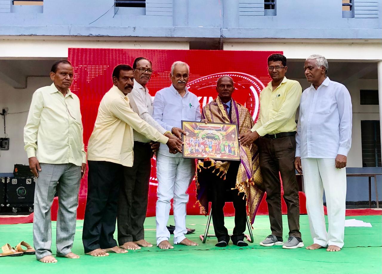 Felicitation by Management, Staff, Vidya Vikas Jr. College, Bodhan, Nizamabad Dist.  on 11-07-2026. - Workshop on Super Brain Yoga.