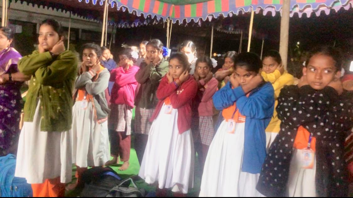 Super Brain Yoga at Nizamabad Dist. Level INSPIRE 2024-2025 & Rajya Sthariya Vaijnaanika Pradarshini 2025-2026.