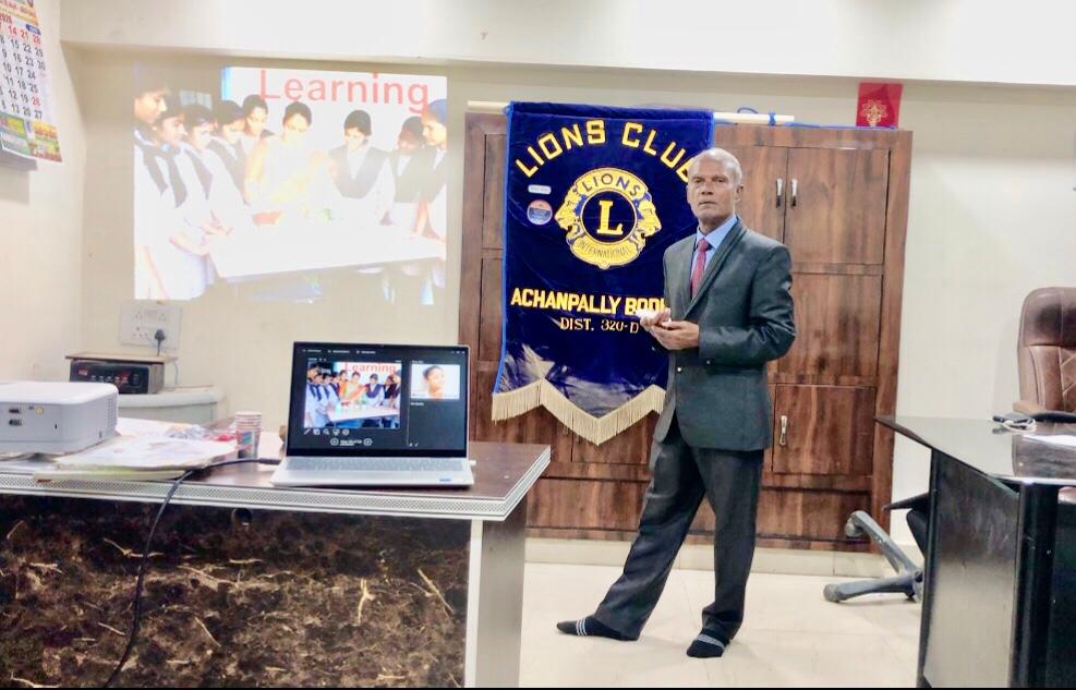 Workshop on Super Brain Yoga at Bodhan sponsored by Lions Clubs International, Bodhan-Achanpally, Dist: 320 D, Nizamabad Dist.